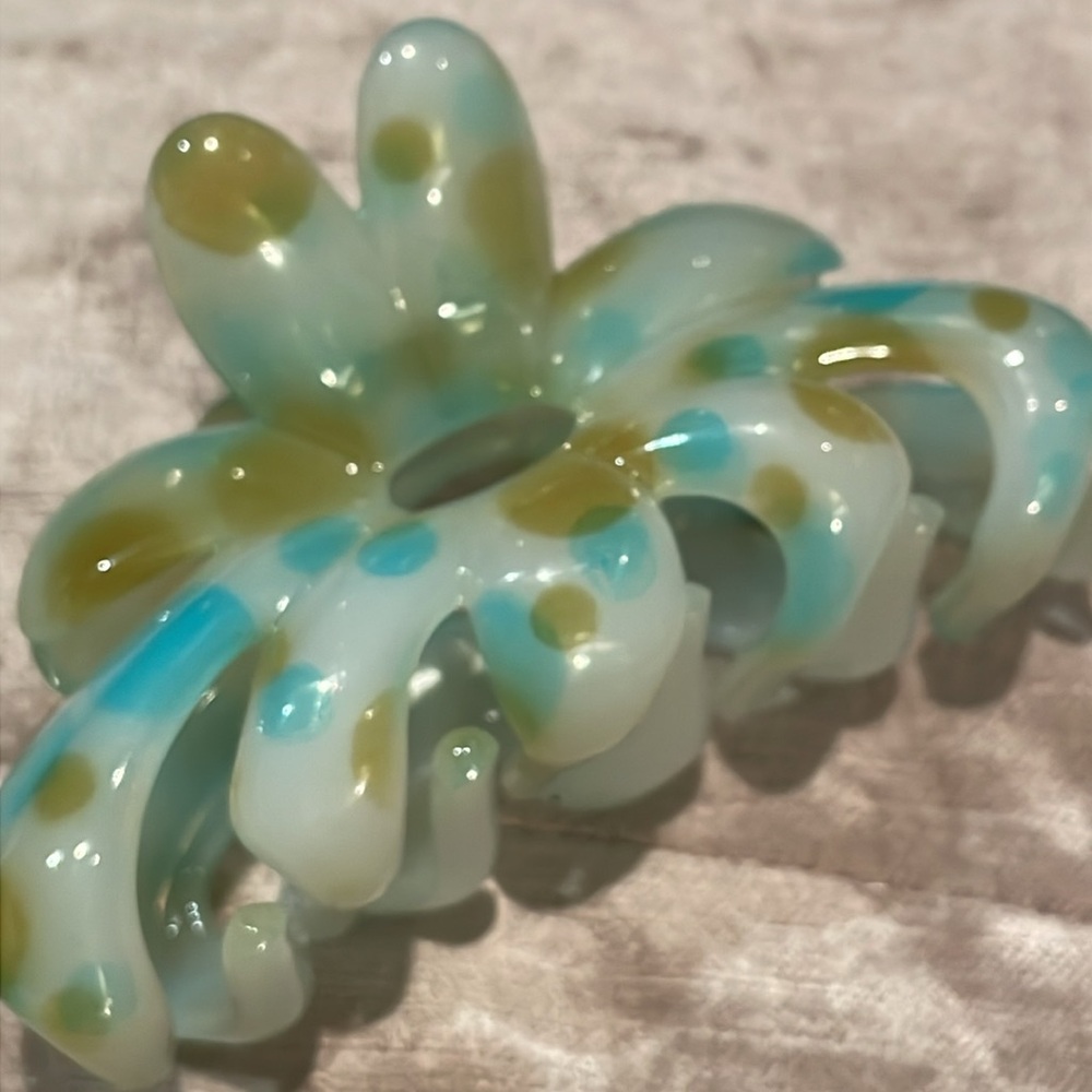 Colorful Floral Hair Clip